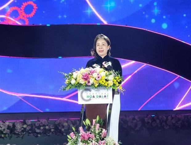 La Vice-Présidente Vo Thi Anh Xuân à la cérémonie d'ouverture. Photo : VNA. La Vice-Présidente Vo Thi Anh Xuân à la cérémonie d'ouverture. Photo : VNA.