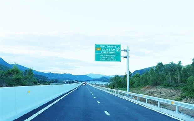 Une partie du tronçon Nha Trang - Cam Lâm. Photo: VNA