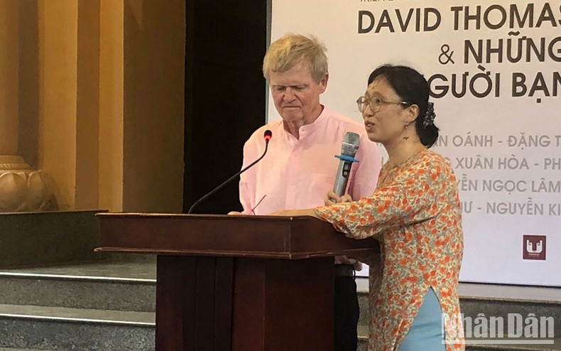 David Thomas était ému en revenant au Vietnam. Photo : VNA. David Thomas était ému en revenant au Vietnam. Photo : VNA.