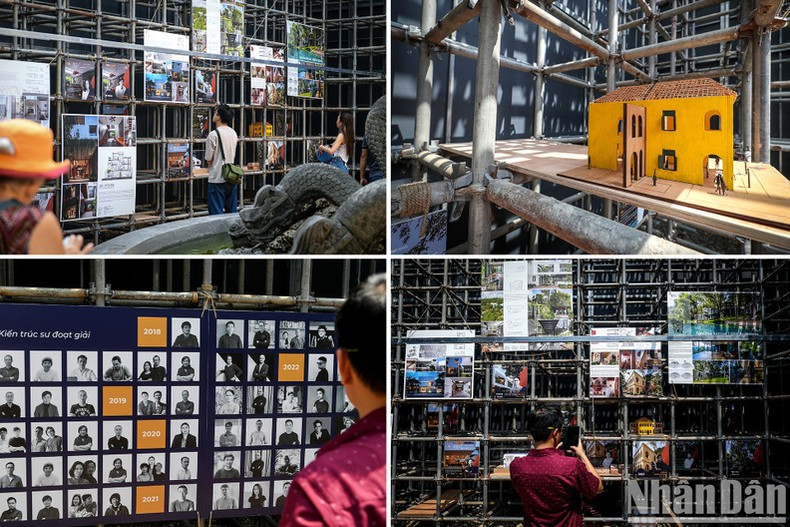 Avec le thème « L’architecture centrée sur l’humain », le comité d’organisation a sélectionné des œuvres avec des solutions pour améliorer la qualité de vie, avec un caractère autochtone élevé. Photo : nhandan.vn Avec le thème « L’architecture centrée sur l’humain », le comité d’organisation a sélectionné des œuvres avec des solutions pour améliorer la qualité de vie, avec un caractère autochtone élevé. Photo : nhandan.vn