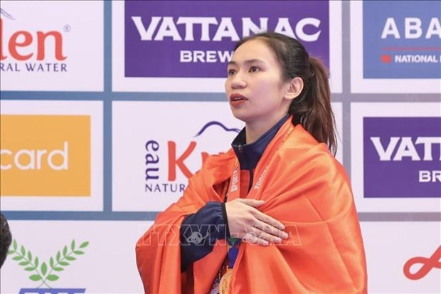 Lê Thi Hiên (vovinam). Photo : VNA.