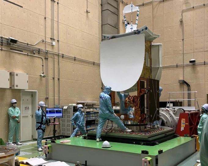 Le satellite LOTUSat-1 a été construit au Japon. Photo : VNSC.