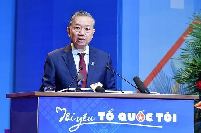 Le secrétaire général du Parti communiste du Vietnam, Tô Lâm. Photo: VGP