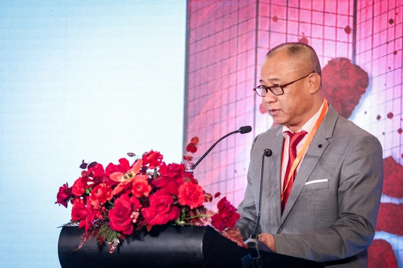 Le président de la Fédération vietnamienne de Kickboxing, Vu Duc Thinh. Photo : NDEL. Le président de la Fédération vietnamienne de Kickboxing, Vu Duc Thinh. Photo : NDEL.