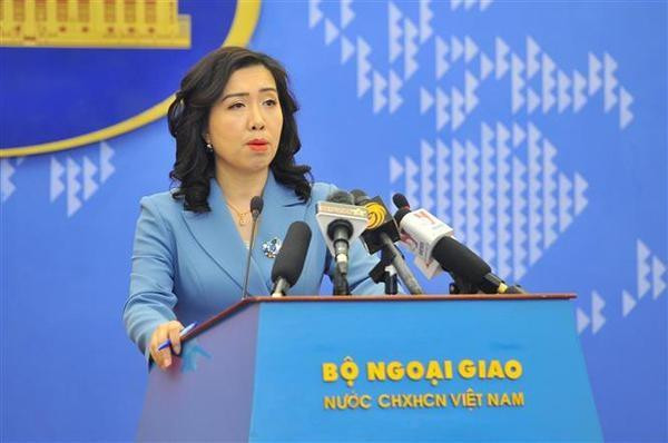 La porte-parole du ministère des Affaires étrangères Lê Thi Thu Hang. Photo : VNA La porte-parole du ministère des Affaires étrangères Lê Thi Thu Hang. Photo : VNA