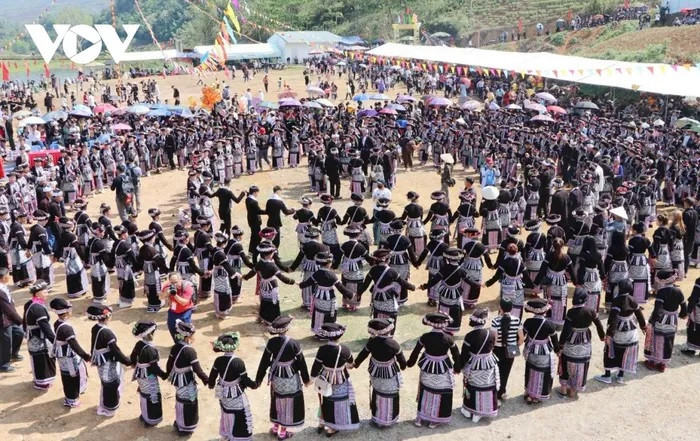 La fête Bun Voc Nam, symbole de l’unité à Lai Châu. Photo : VOV.