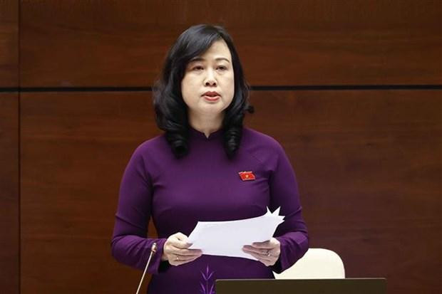 La ministre de la Santé, Dào Hông Lan. Photo : VNA.