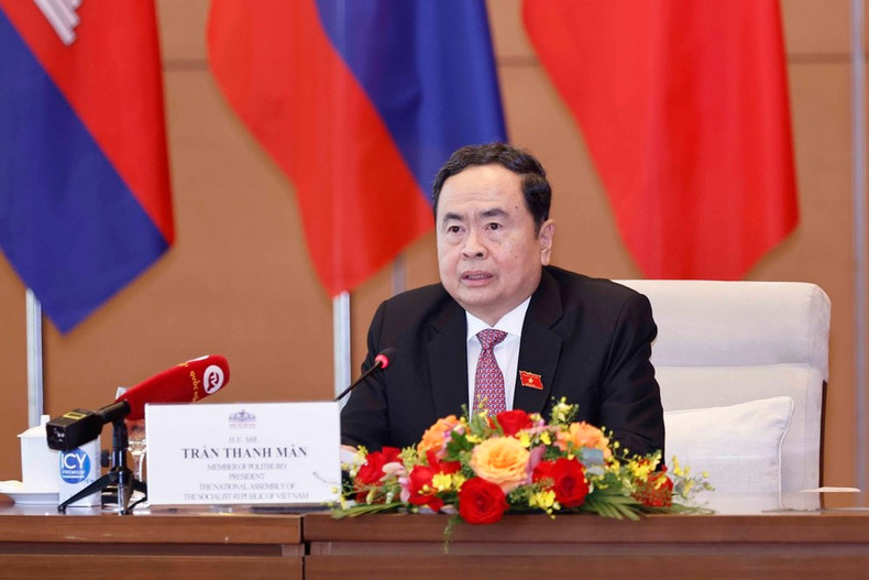 Le président de l'Assemblée nationale (AN), Tran Thanh Man. Photo : VNA. Le président de l'Assemblée nationale (AN), Tran Thanh Man. Photo : VNA.