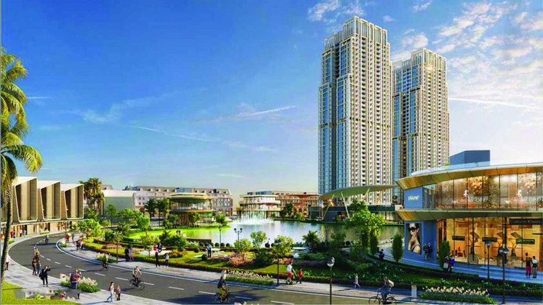 Le Kim Oanh s’est associé à trois entreprises (NTT Urban Development, Sumitomo Forestry et Kumagai Gumi Co. Ltd) pour développer la zone résidentielle The One World à Binh Duong (Sud). Photo : CTV/CVN.