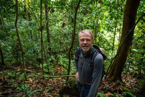 Christian Manhart au parc national de Phong Nha - Ke Bang, province de Quang Binh. Photo : UNESCO Christian Manhart au parc national de Phong Nha - Ke Bang, province de Quang Binh. Photo : UNESCO