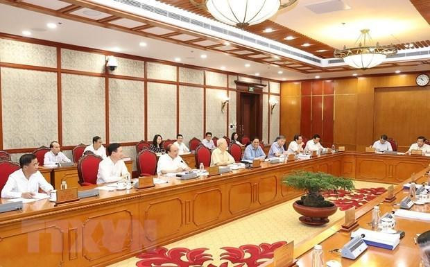 Vue de la réunion réunion des 9 et 10 septembre à Hanoi. Photo : VNA. Vue de la réunion réunion des 9 et 10 septembre à Hanoi. Photo : VNA.