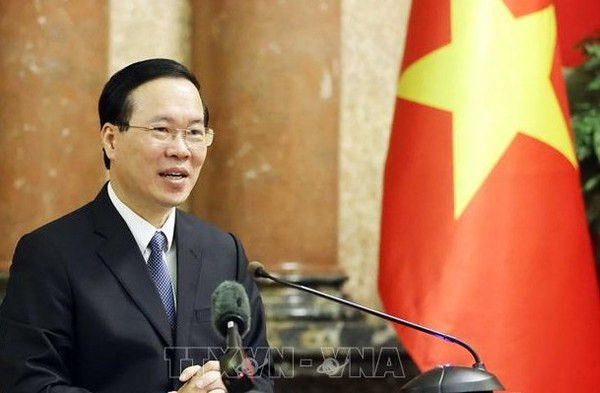 Le Président vietnamien, Vo Van Thuong. Photo : VNA.