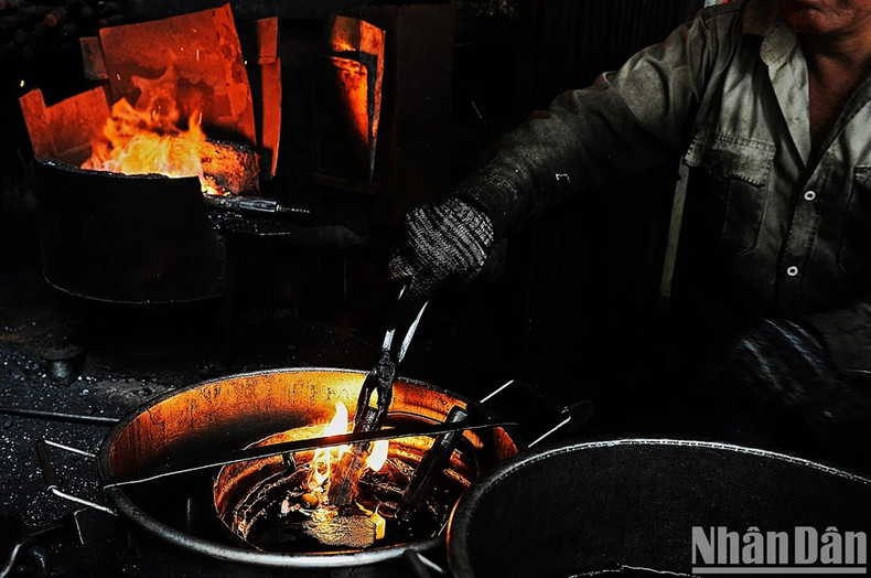 Après l’étape de forge, le produit est refroidi en trois phases.