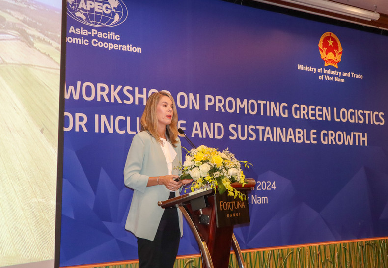 Mme Rebecca Orme, directrice juridique de Fedex Express pour l’Asie du Sud-Est. Photo : congthuong.