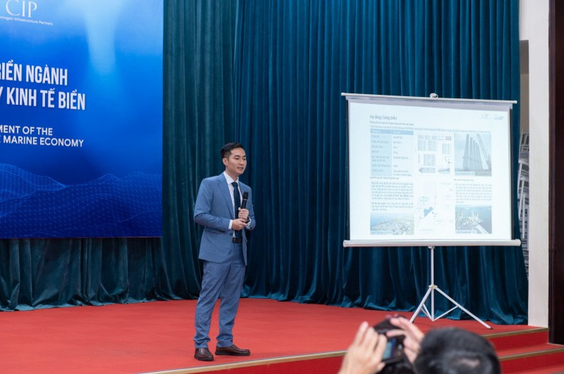 Tran Xuan Bach, responsable du développement de la chaîne d’approvisionnement de CIP au Vietnam, lors d’un séminaire sur l’énergie éolienne offshore. Photo : MH Tran Xuan Bach, responsable du développement de la chaîne d’approvisionnement de CIP au Vietnam, lors d’un séminaire sur l’énergie éolienne offshore. Photo : MH