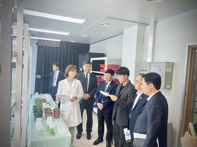 Visite de travail à l’Institut de recherche agricole de la province de Chungcheongbuk. Visite de travail à l’Institut de recherche agricole de la province de Chungcheongbuk.