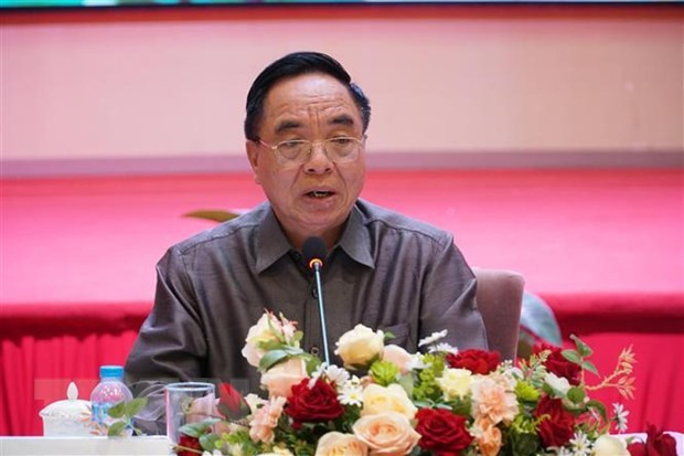 Le ministre lao du Plan et de l’Investissement, Khamjane Vongphosy. Photo: VNA
