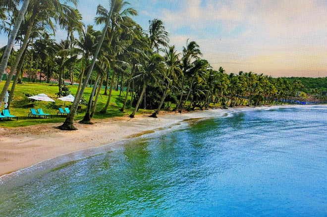 La beauté paisible de la plage de Ciao Beach séduit tout le monde. Photo : Sun Group La beauté paisible de la plage de Ciao Beach séduit tout le monde. Photo : Sun Group