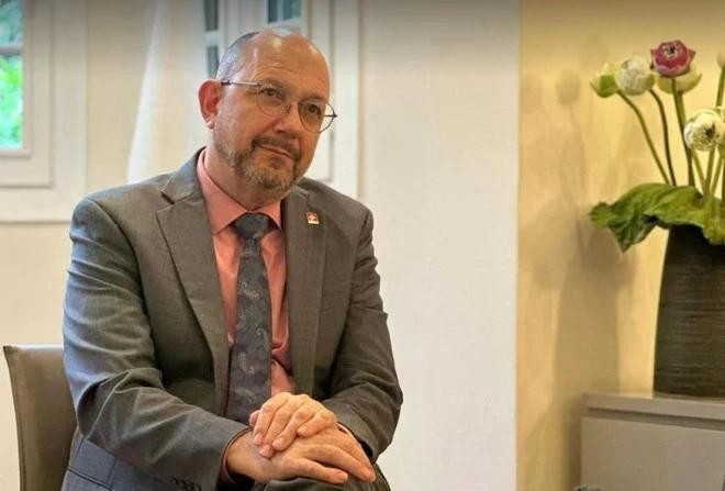 L’ambassadeur suisse au Vietnam, Thomas Gass. Photo : VNA.