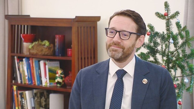 L&apos;ambassadeur du Royaume-Uni au Vietnam, Iain Frew. Photo : VNA.