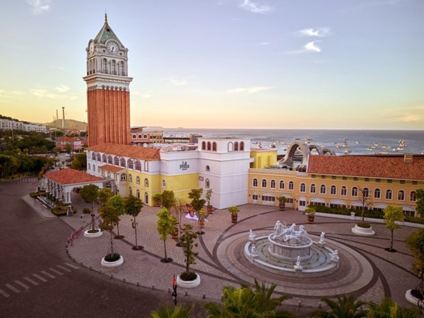 Le centre de villégiature récemment lancé La Festa Phu Quôc - Curio Collection by Hilton est un lieu d'enregistrement à ne pas manquer. Photo : Internet.