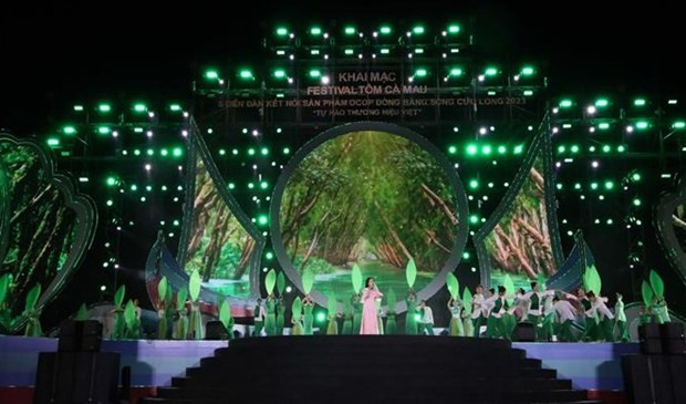 Un spectacle au festival. Photo : VNA. Un spectacle au festival. Photo : VNA.