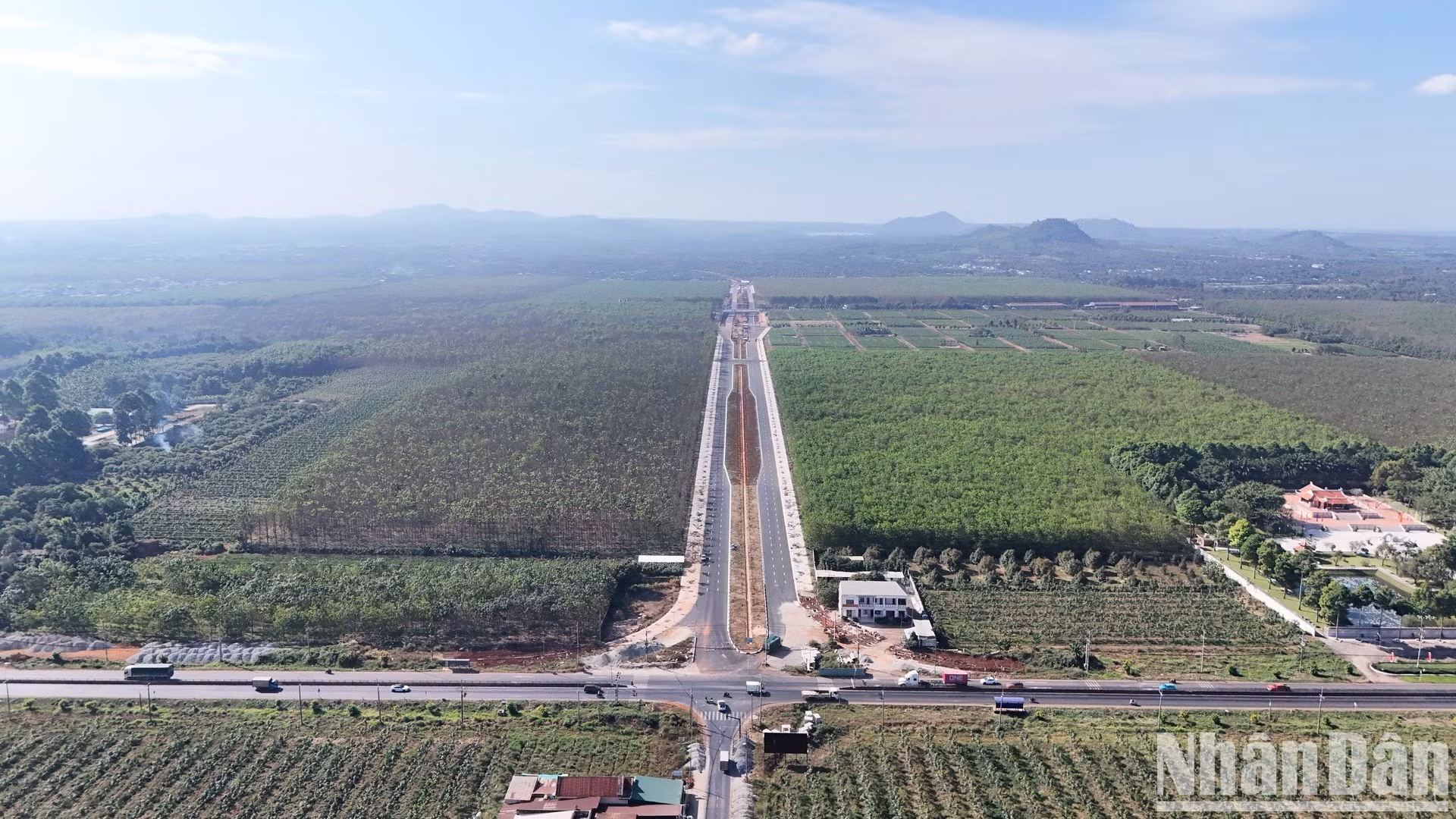 Une route de ceinture de plus de 1 300 milliards de dongs traversant une forêt d’hévéas