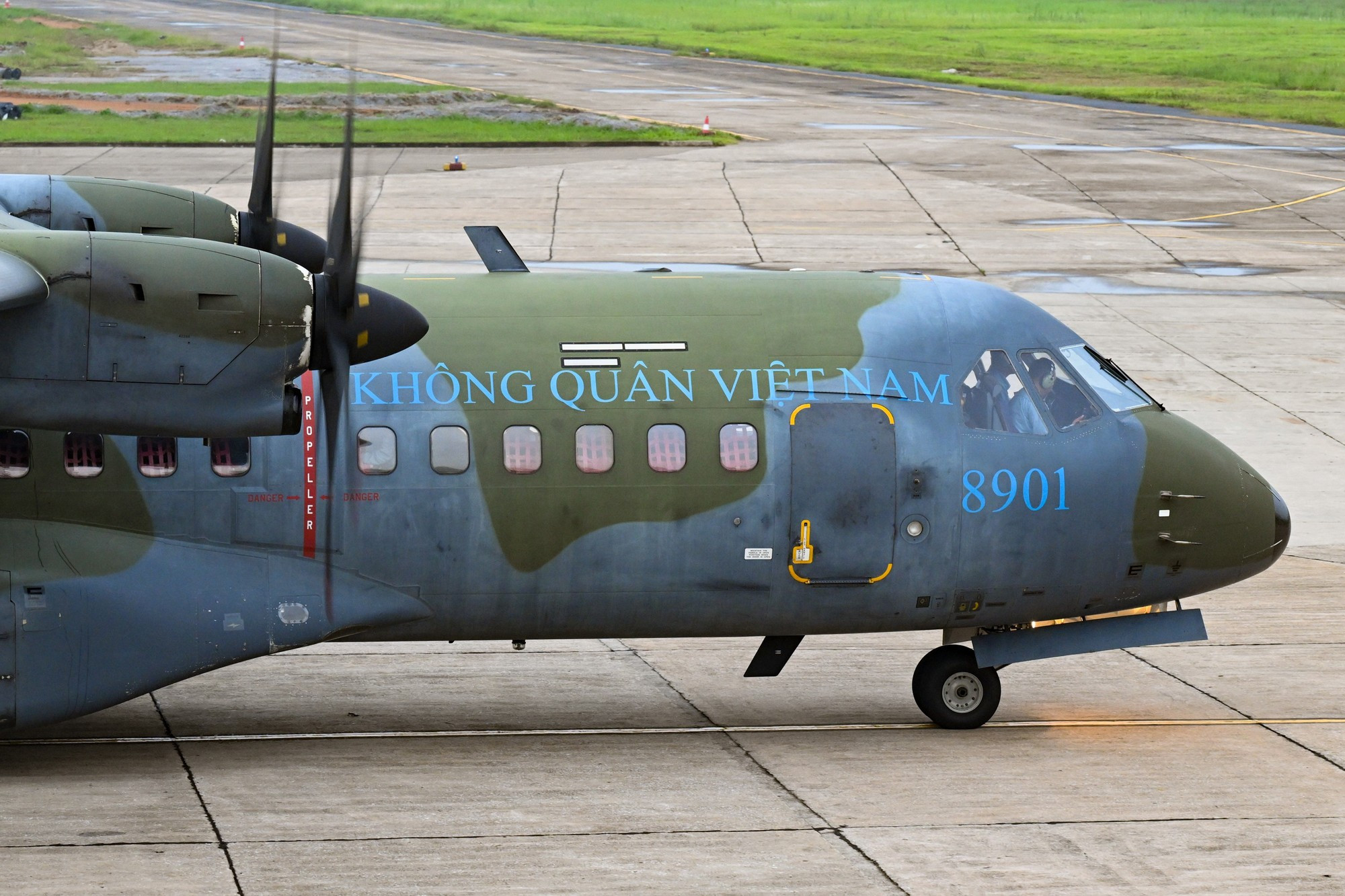 Fin de la figure de vol.