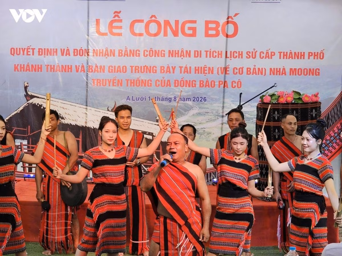 Hue : la maison Moong traditionnelle des Pa Co classée monument historique de niveau municipal