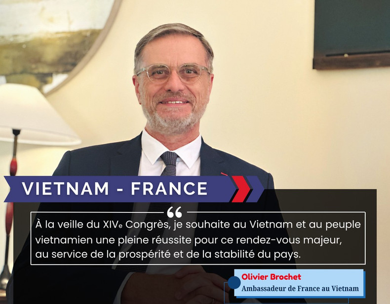 Vietnam - France : la confiance comme socle à l’heure du XIVe Congrès du Parti