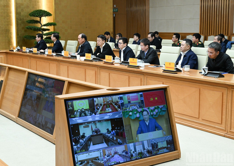 Les délégués participant à la réunion.