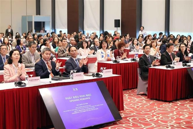 5ᵉ conférence internationale sur la coopération entre le Vietnam et les ONG étrangères. Photo: VNA