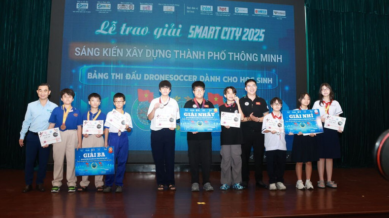 Cérémonie de remise des récompenses aux équipes excellentes.