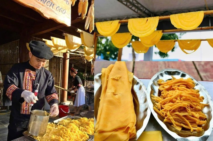 Le pho de maïs est devenu un plat typique, représentant la saveur et l’identité du plateau de Dông Van. Photo : H’Mong Village