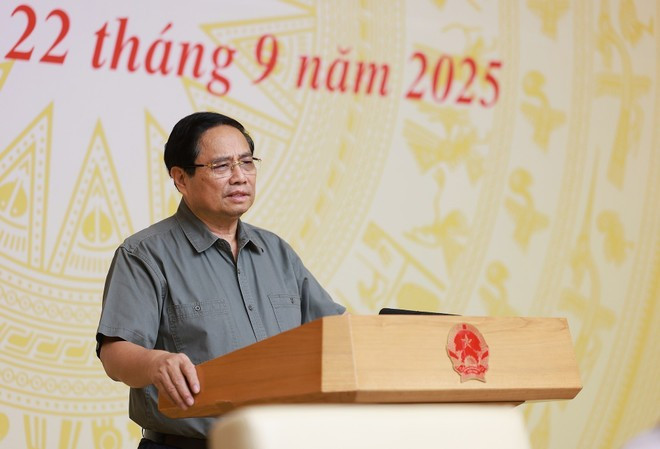 Le Premier ministre Pham Minh Chinh, président du Comité de pilotage des politiques de logement et du marché immobilier, s'exprime lors de la réunion. Photo : VNA. Le Premier ministre Pham Minh Chinh, président du Comité de pilotage des politiques de logement et du marché immobilier, s'exprime lors de la réunion. Photo : VNA.