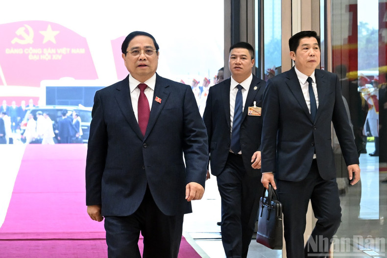 Le Premier ministre Pham Minh Chinh assiste à la séance d’ouverture. (Photo : TRAN HAI)