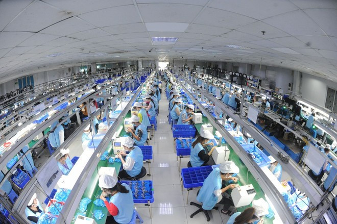 Le district de Hiep Hoa (anciennement province de Bac Giang), comprenant aujourd’hui les communes de Hiep Hoa, Xuan Cam, Hop Thinh et Hoang Van, est un nouveau pôle industriel de la province de Bac Ninh. Photo : VNA