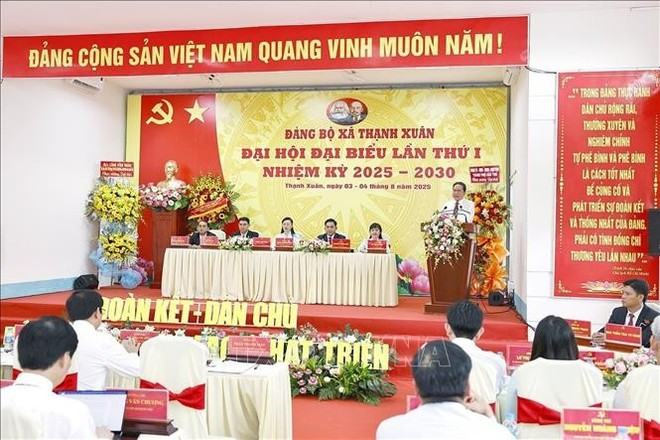 Le président de l'Assemblée nationale, Trân Thanh Mân, s'exprime au Congrès. Photo: VNA Le président de l'Assemblée nationale, Trân Thanh Mân, s'exprime au Congrès. Photo: VNA