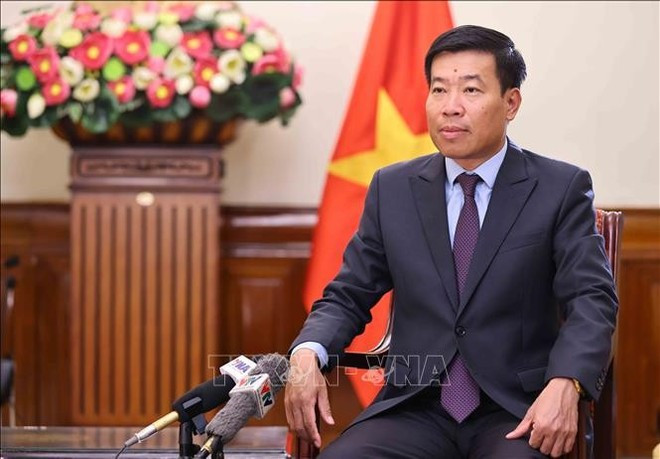 Le vice-ministre vietnamien des Affaires étrangères, Nguyên Manh Cuong. Photo : VNA