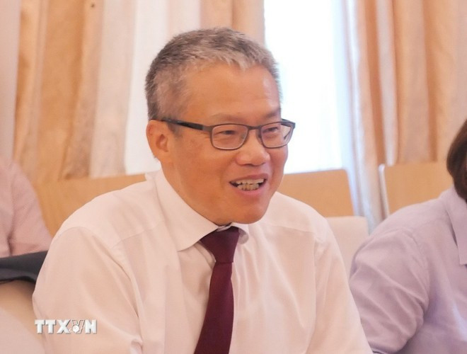 Le Prof.-Dr. Nguyên Xuân Thinh, à l’ Université technique de Dortmund. Photo : VNA