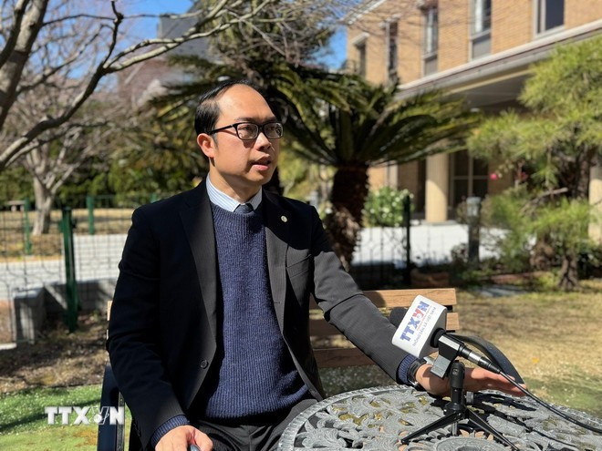 Le Dr Nguyên Hông Son, président de l’Union des associations des Vietnamiens au Japon. Photo : VNA