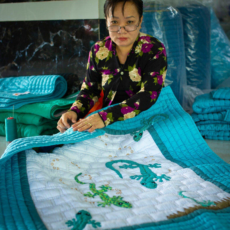 Mekong Quilts offre aux femmes une opportunité unique.