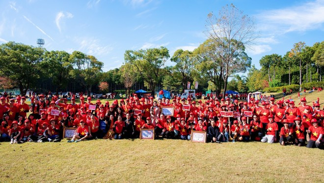 Vietnamiens à l'événement. Photo: VNA