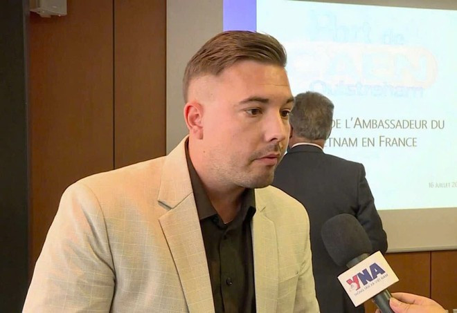 Charlie Delerue, Conseiller international, Business France Normandie. Photo : VNA. Charlie Delerue, Conseiller international, Business France Normandie. Photo : VNA.