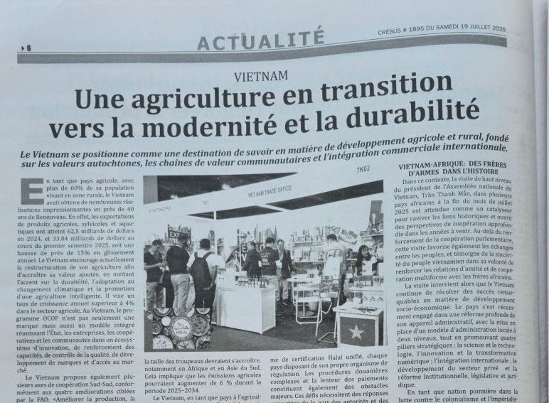 L'article est publié sur le quotidien algérien Cresus. L'article est publié sur le quotidien algérien Cresus.