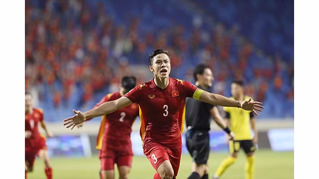 Les meilleures photos des footballeurs vietnamiens lors de leur match contre la Malaisie ảnh 8 Les meilleures photos des footballeurs vietnamiens lors de leur match contre la Malaisie ảnh 8