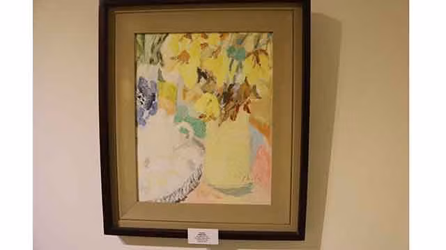 Exposition de peintures sur la capitale Hanoi ảnh 11