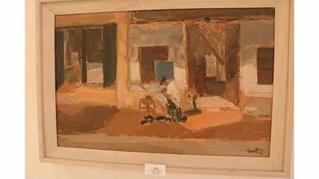 Exposition de peintures sur la capitale Hanoi ảnh 6