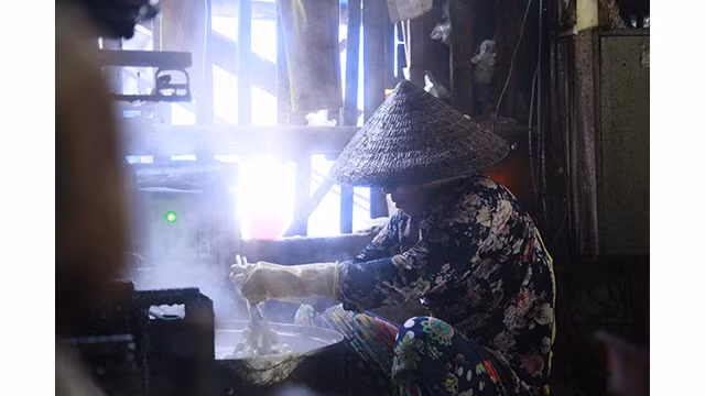 Un célèbre village de la soie de la province de Nam Dinh ảnh 4