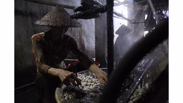 Un célèbre village de la soie de la province de Nam Dinh ảnh 3